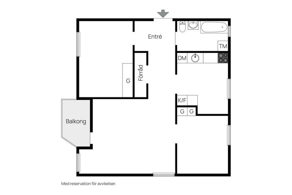 Bostadsrätt, Krondikesvägen 30b, Blomängen/Tegelplan, Östersund