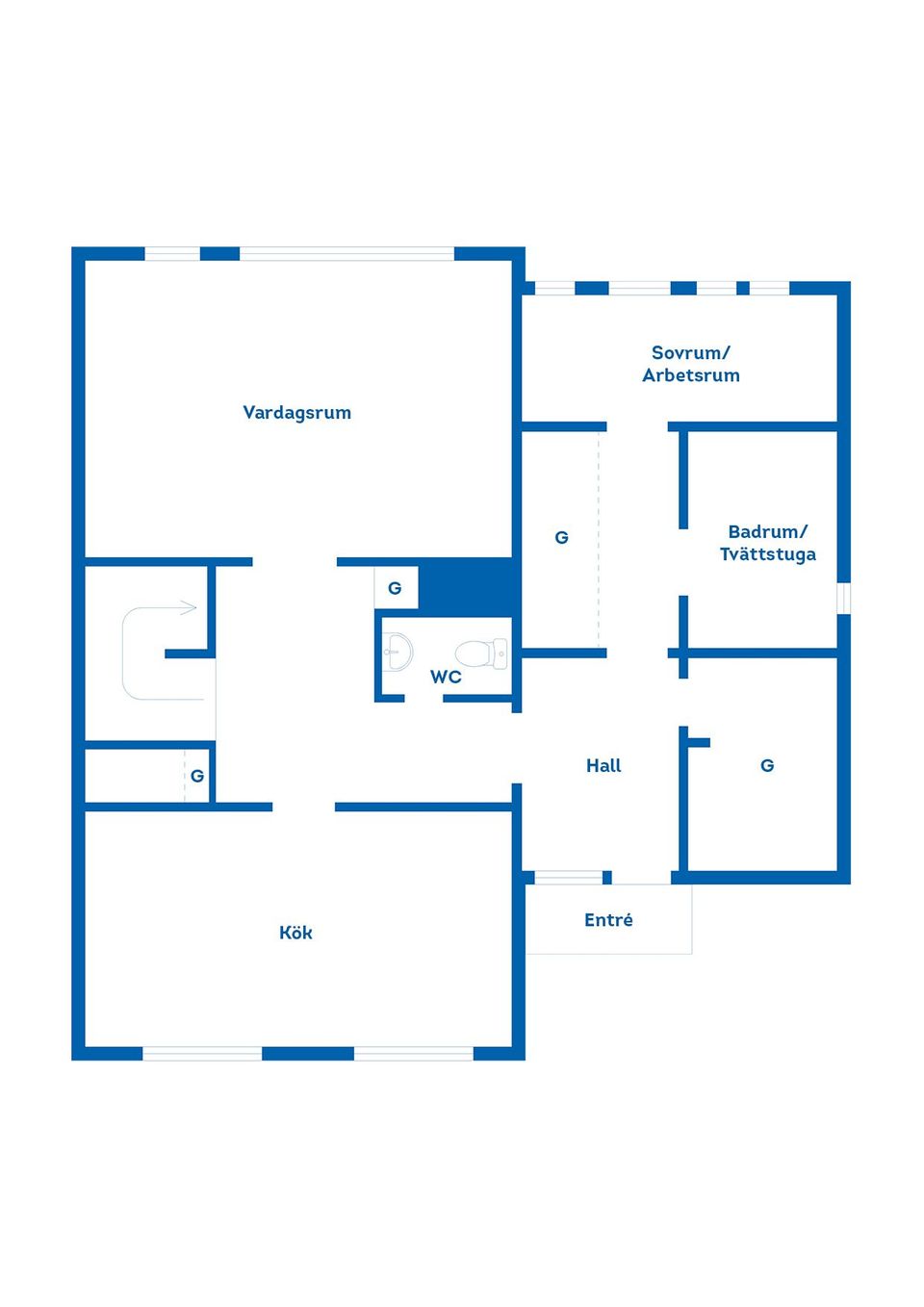 Villa, Rodergatan 61, Brynäs, Gävle