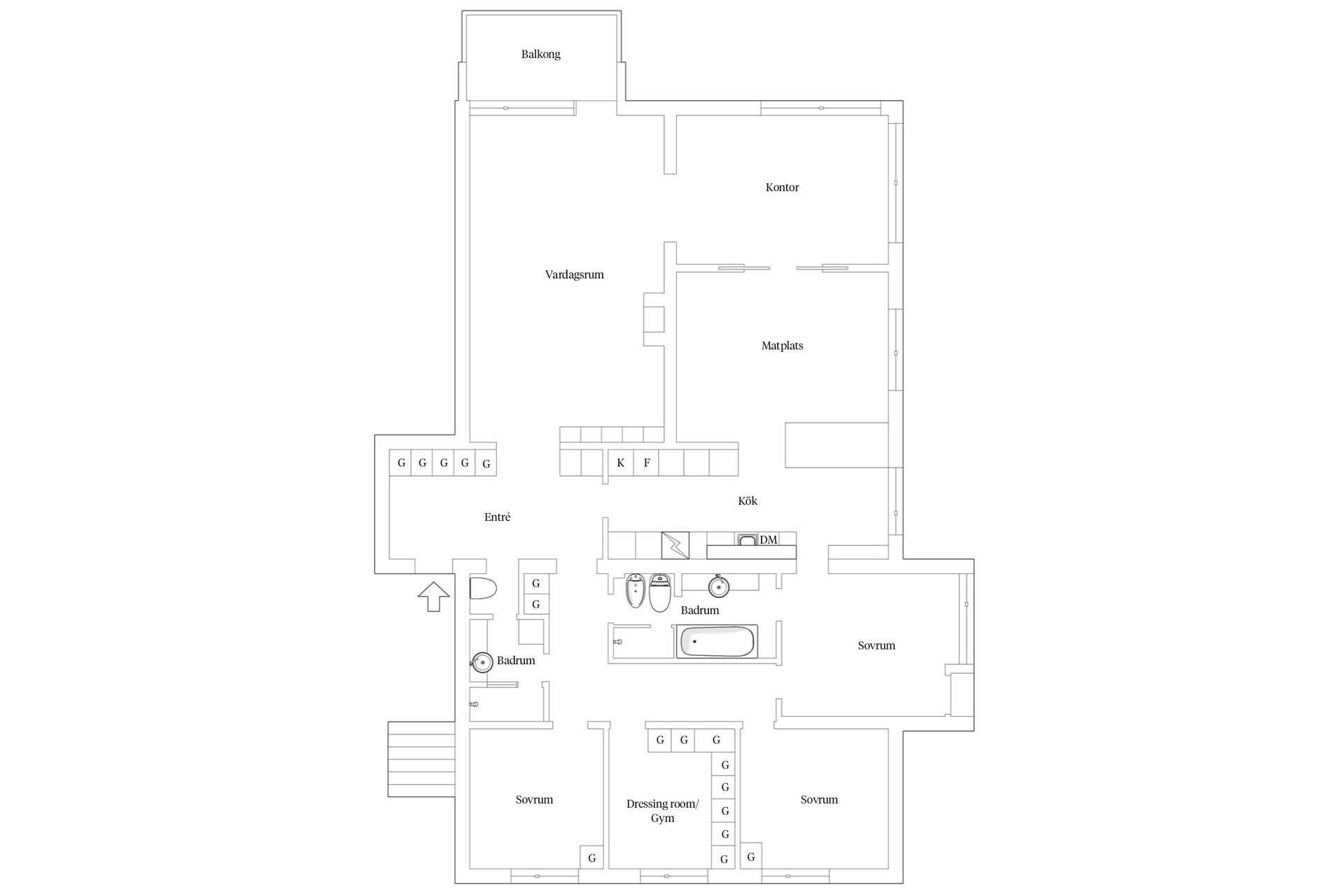 Bostadsrätt, Drottninggatan 147, Norr, Helsingborg