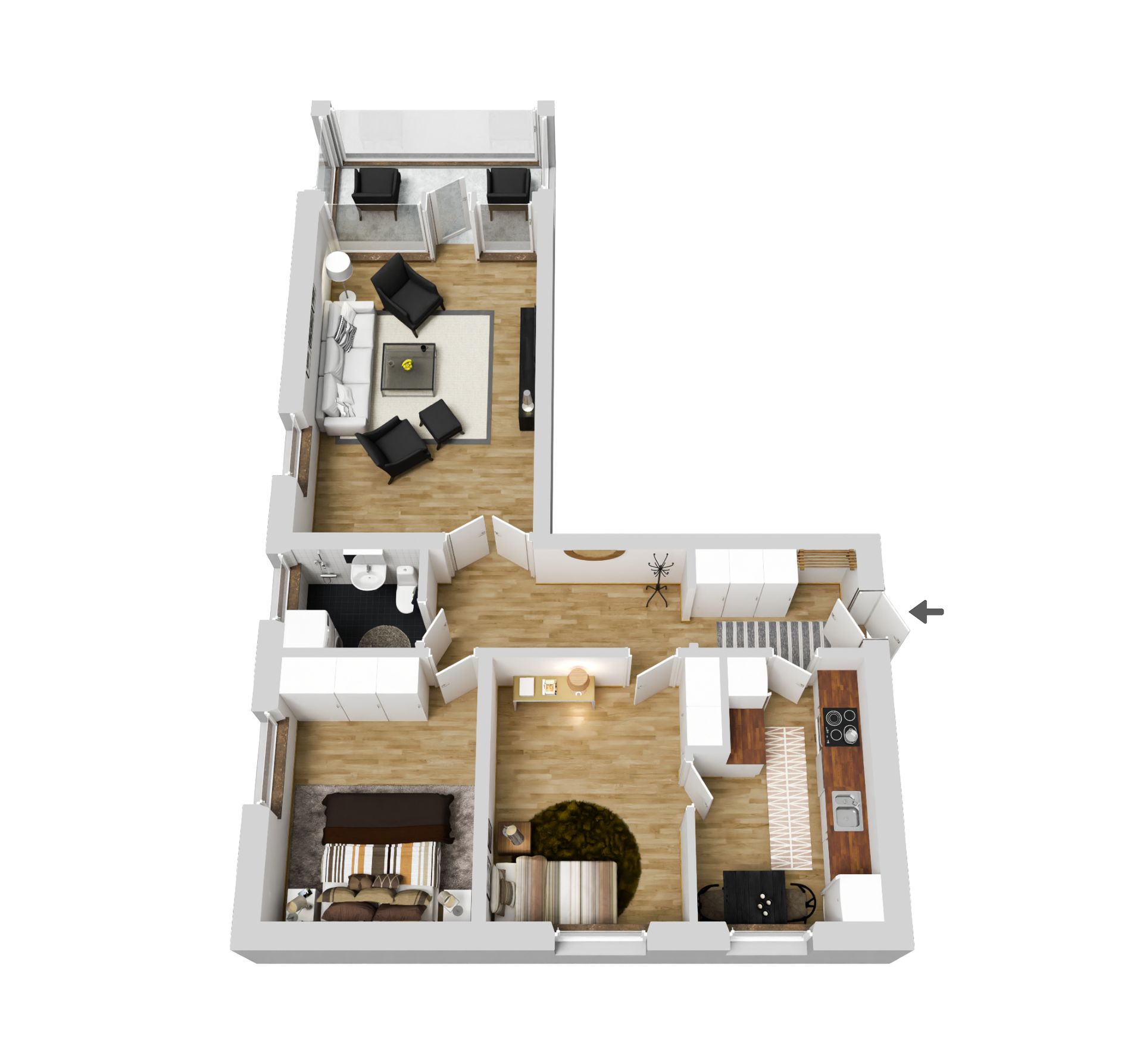 Bostadsrätt, Fogdegatan 15, Centralt, Ljungby