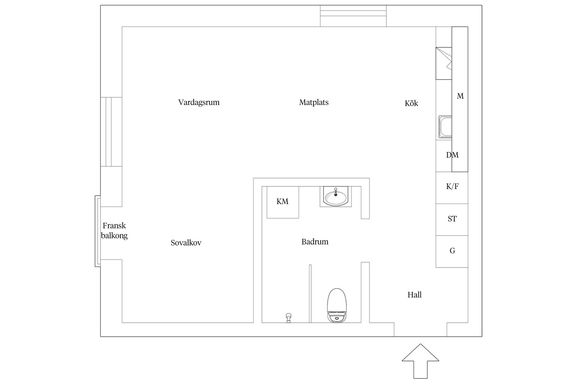 Bostadsrätt, Slottsgatan 41A, Öster City, Jönköping