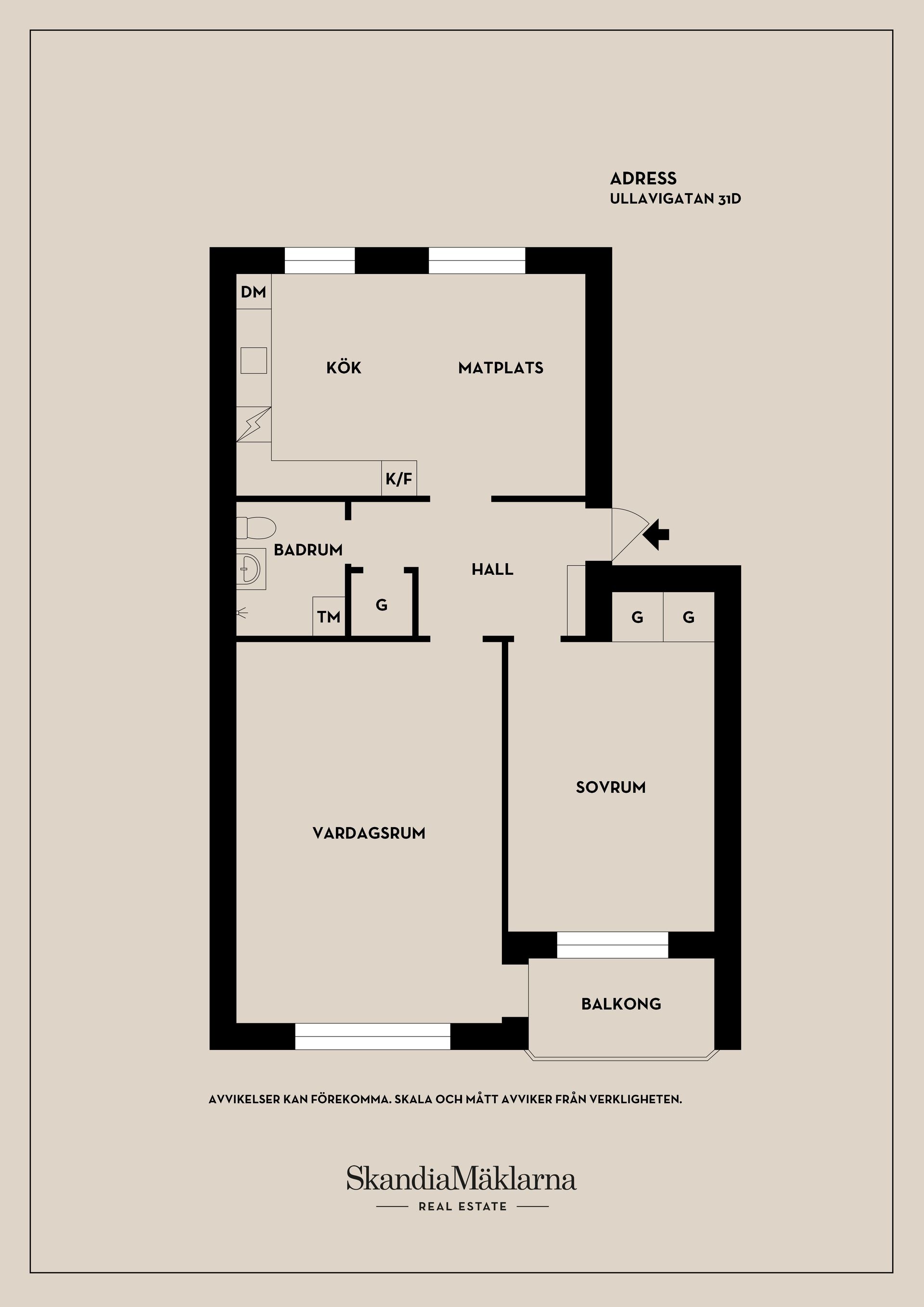 Bostadsrätt, Ullavigatan 31D, Centralt - väster, Örebro