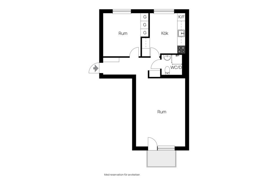 Bostadsrätt, Svartbäcksgatan 107 C, Svartbäcken, Uppsala
