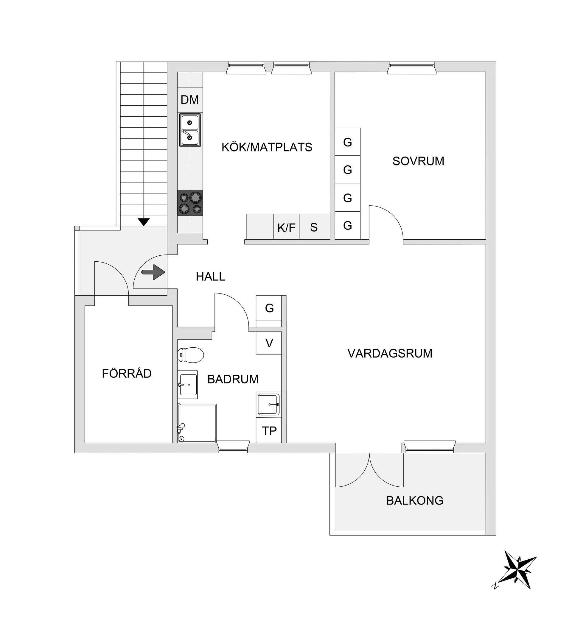 Bostadsrätt, Abborrvägen 7, Anneberg, Kungsbacka
