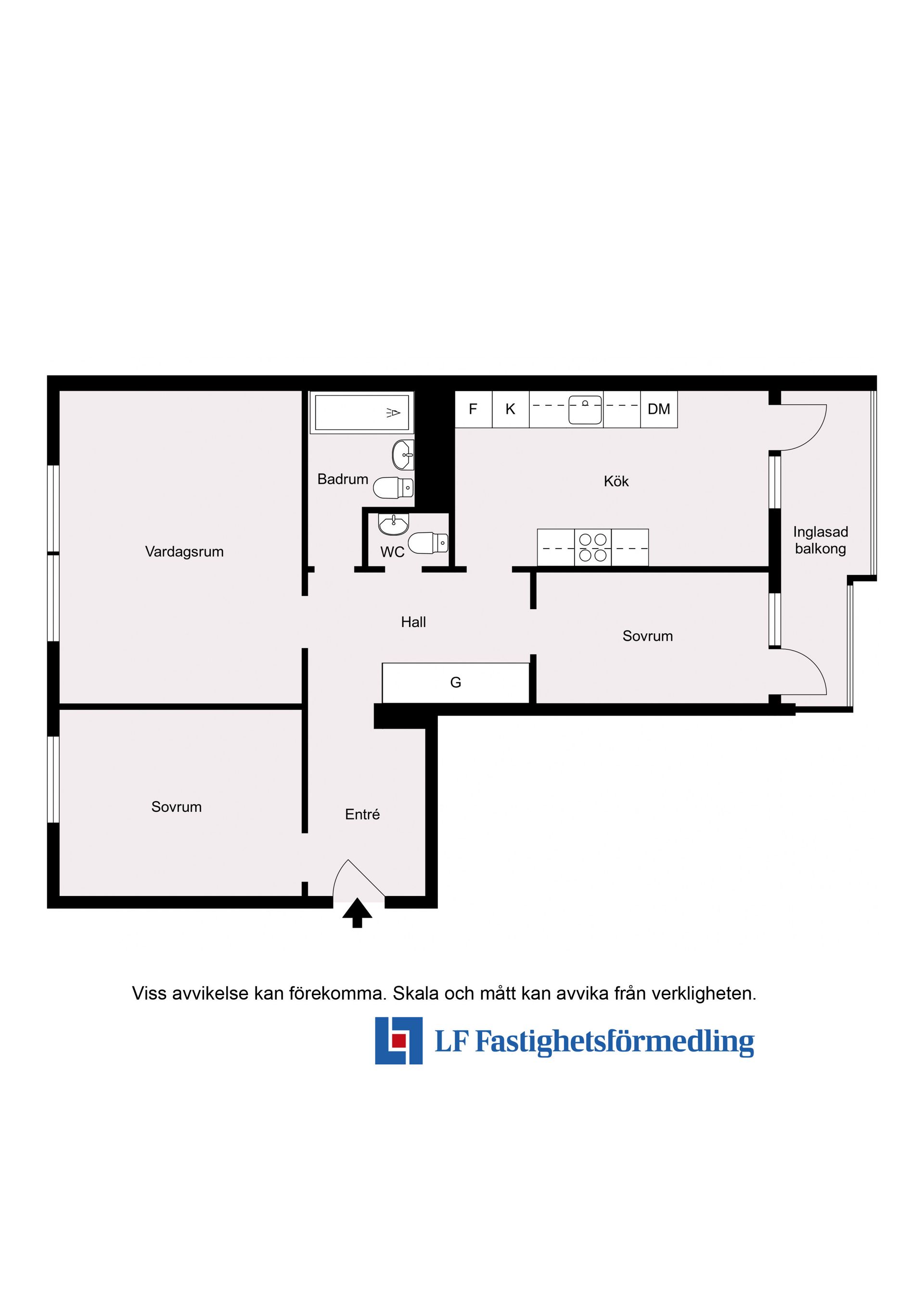 Bostadsrätt, Von lingens väg 41, Rosengård, Malmö