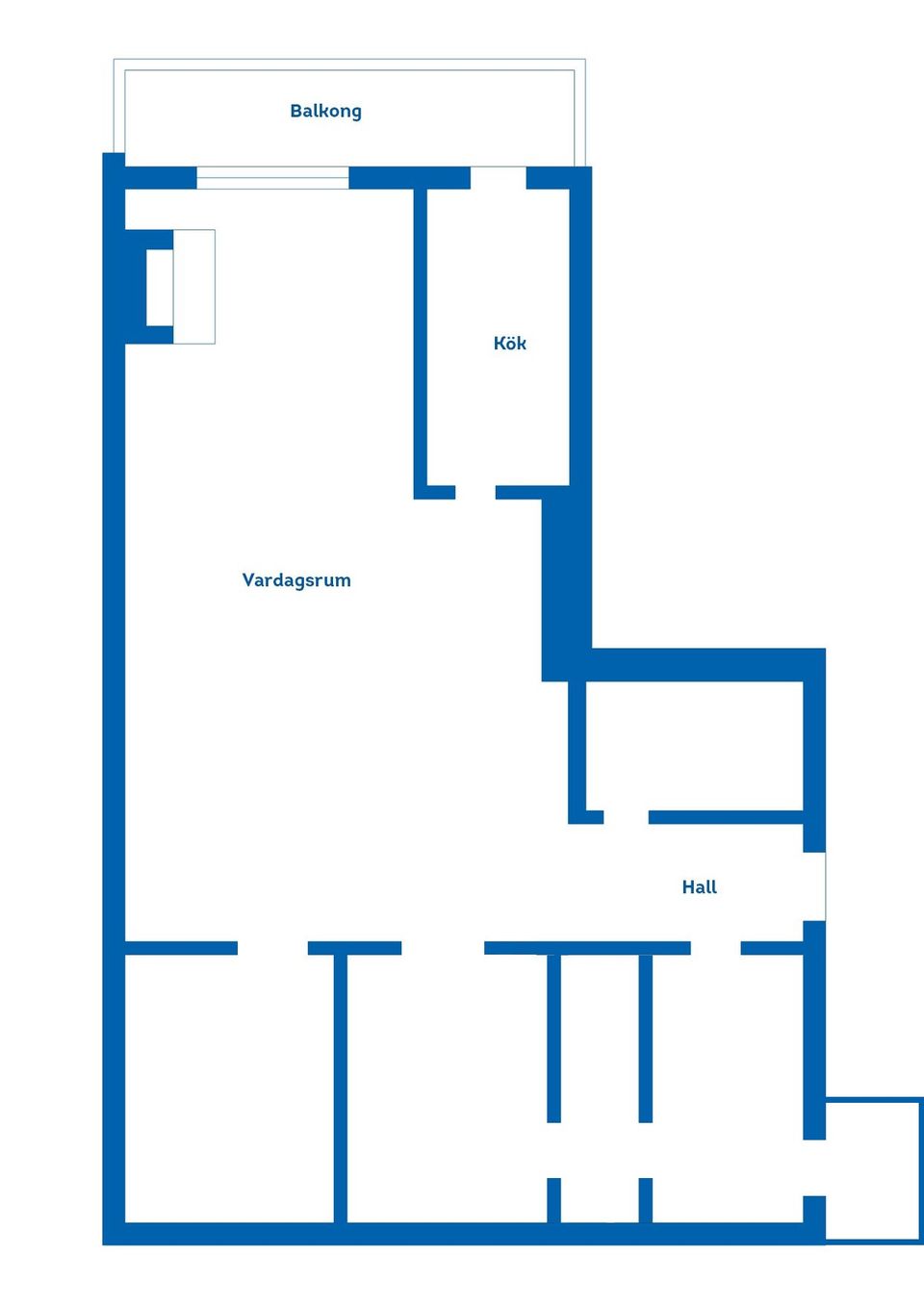 Bostadsrätt, Drottninggatan  63, Karlshamn Centrum, Karlshamn