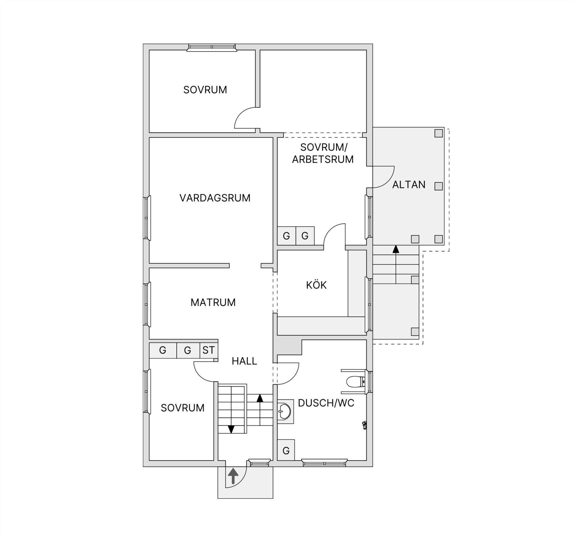 Villa, Tallåsvägen 1, Vilhelmina