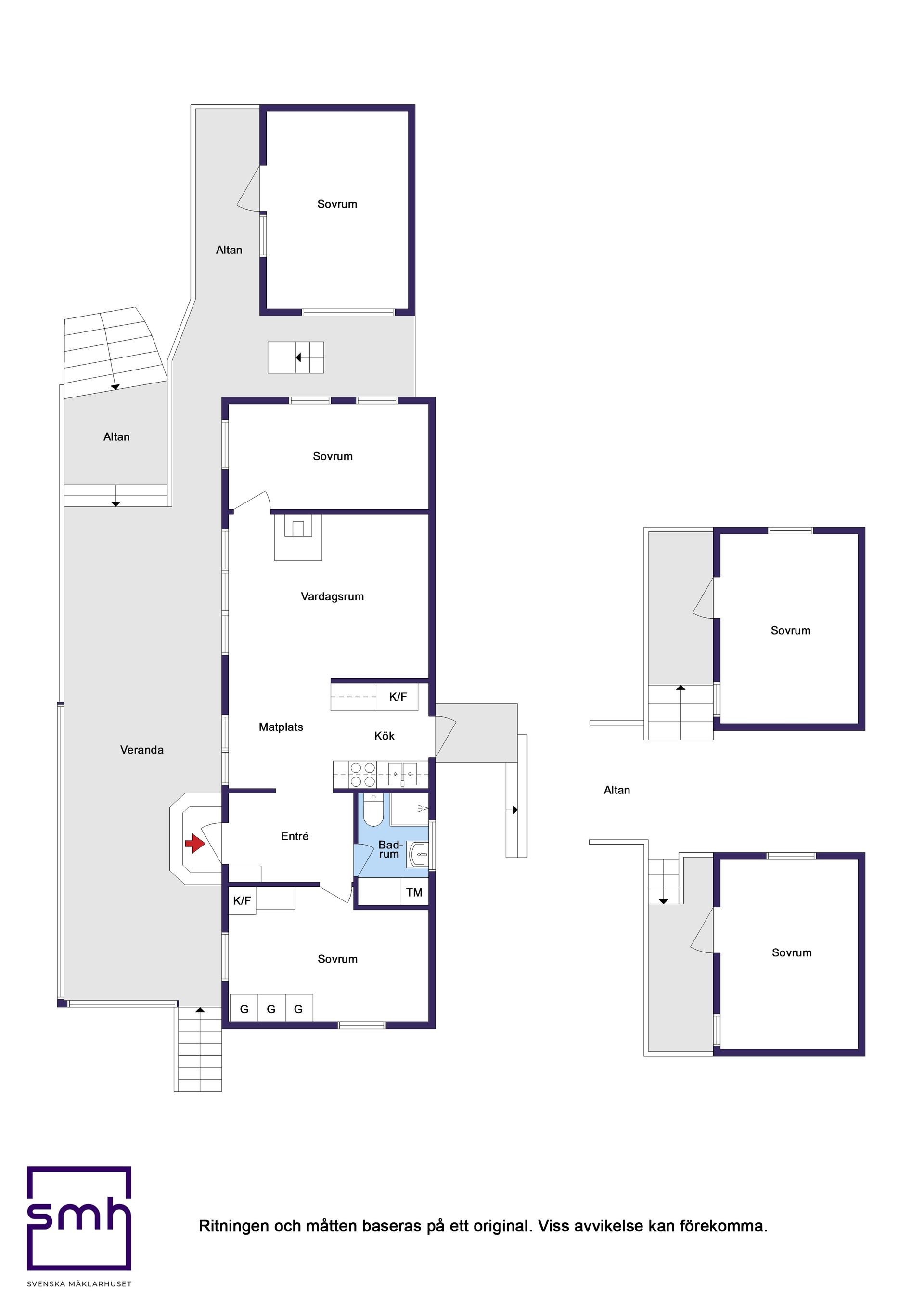 Villa, Salbergs väg 4, Tungelsta, Haninge