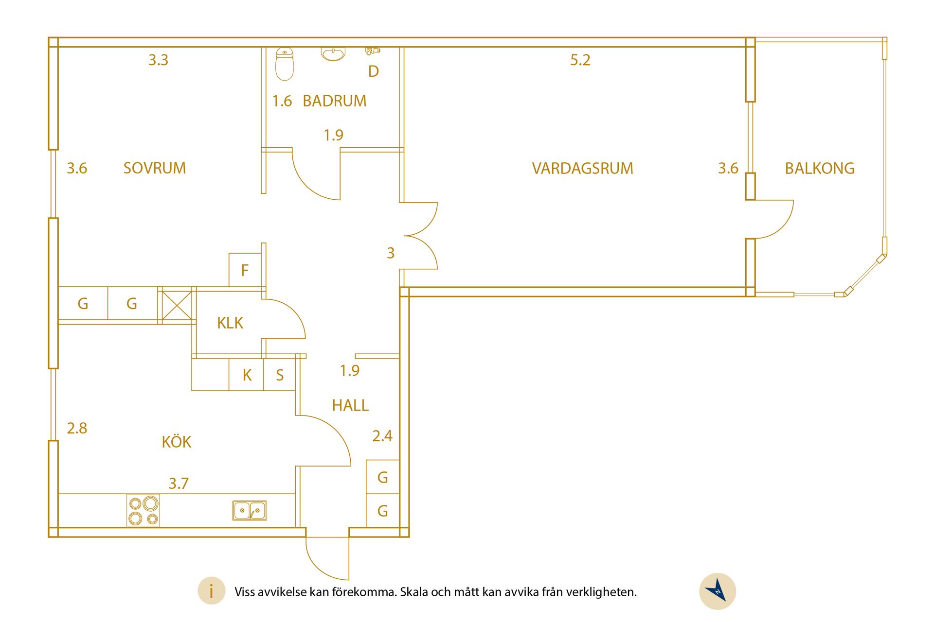 Bostadsrätt, Marierovägen 16B, Mariero, Vänersborg