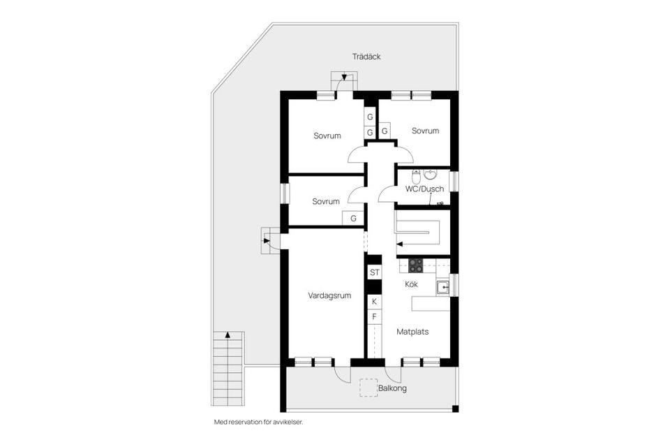 Villa, Ekbacksvägen 5B, Triangelområdet/Asarum, Karlshamn