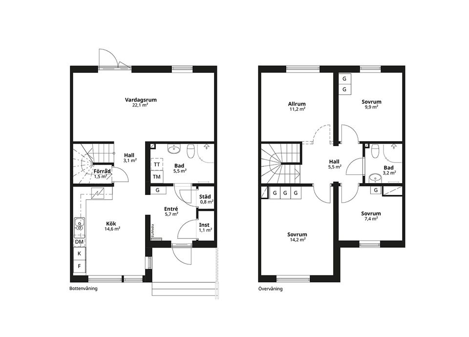 Bostadsrätt, Radhus, Alberts väg (F2), Landvetter, Härryda