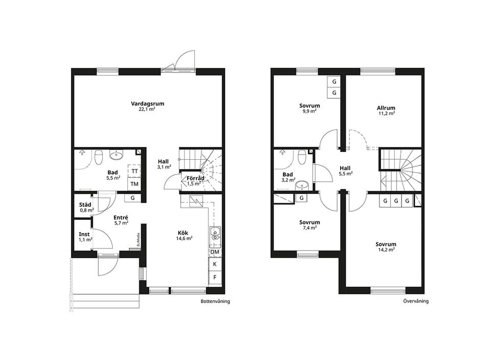 Bostadsrätt, Radhus, Alberts väg (F2), Landvetter, Härryda