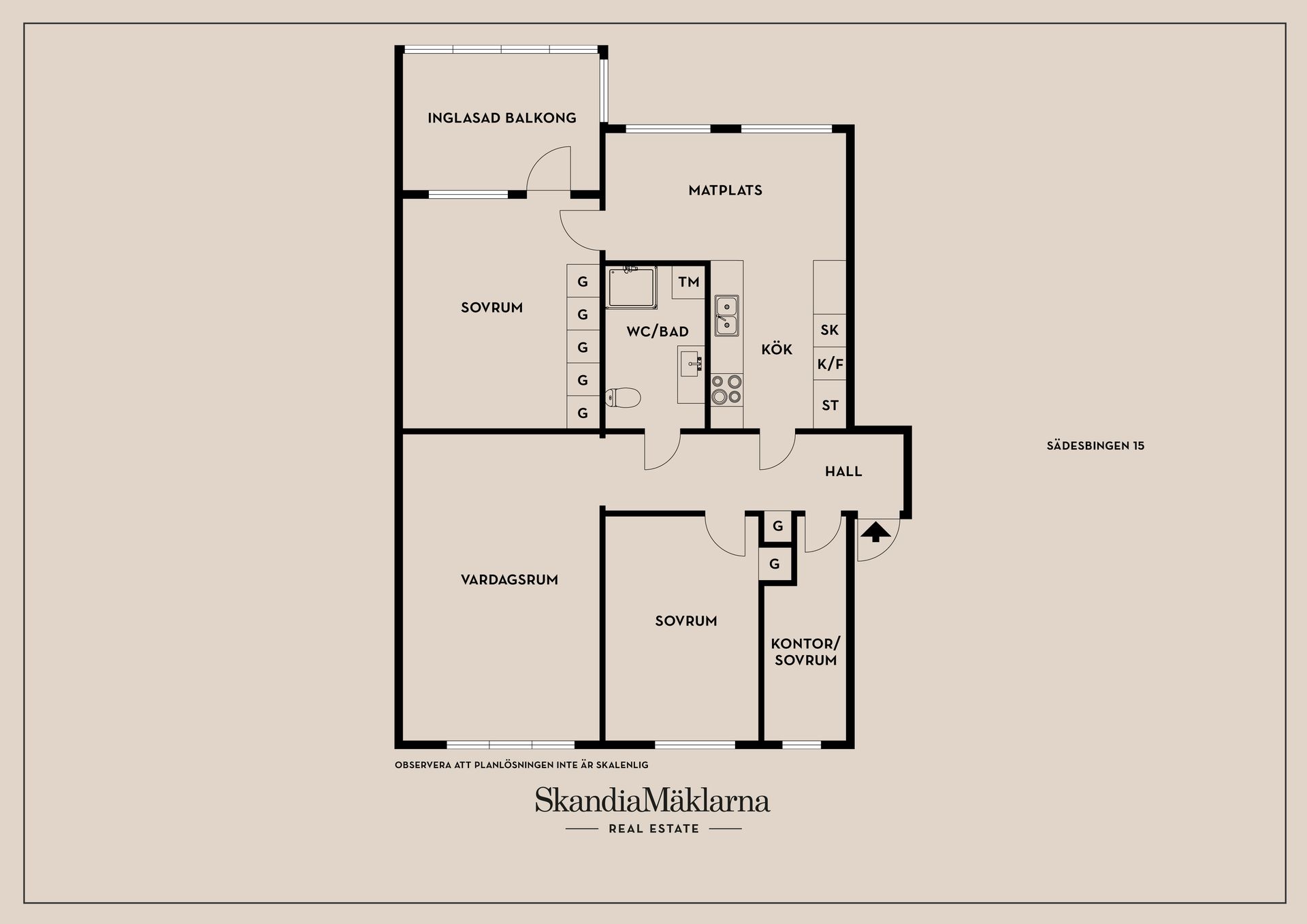Bostadsrätt, Sädesbingen 15, Sädesbingen, Trollhättan