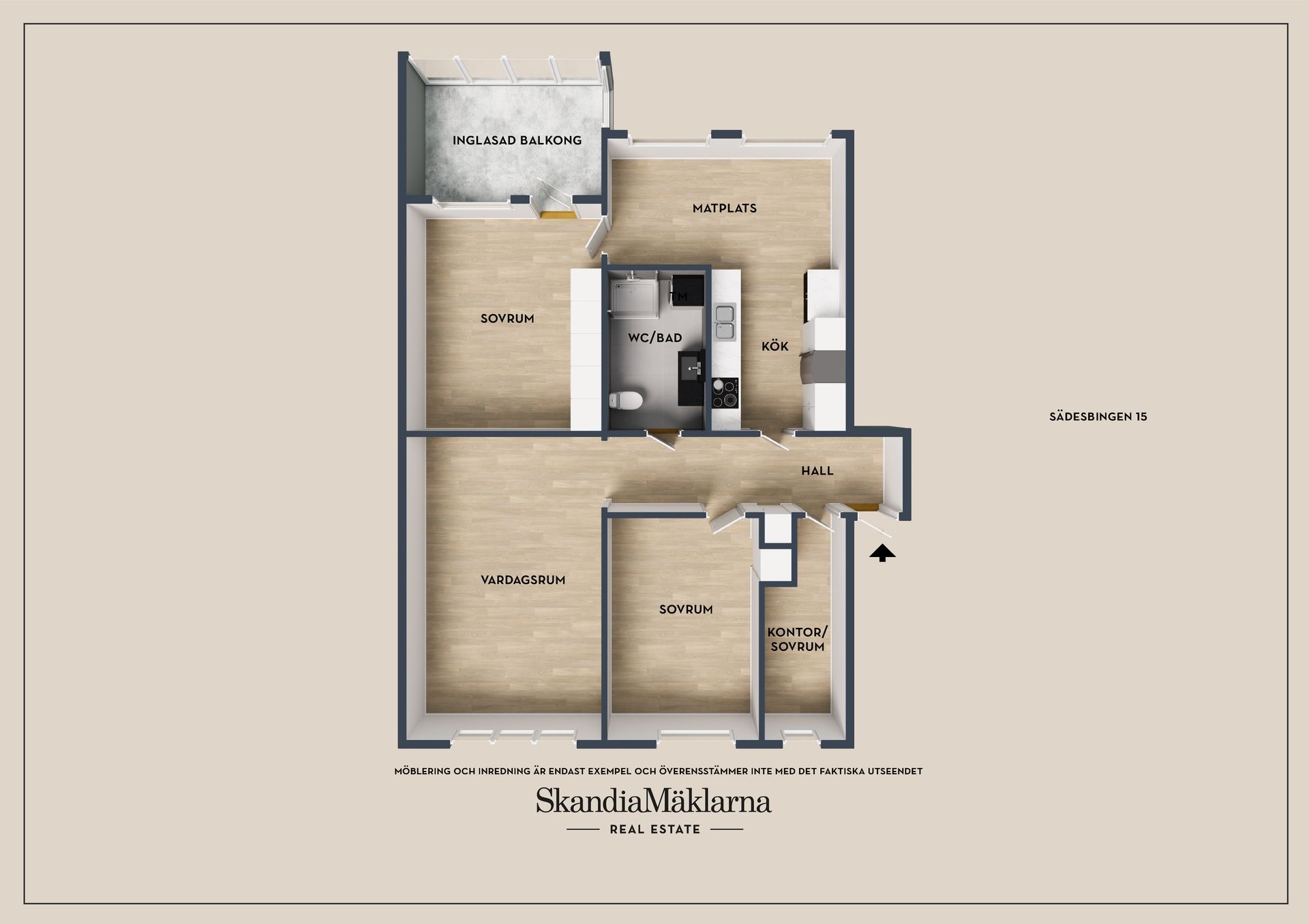 Bostadsrätt, Sädesbingen 15, Sädesbingen, Trollhättan