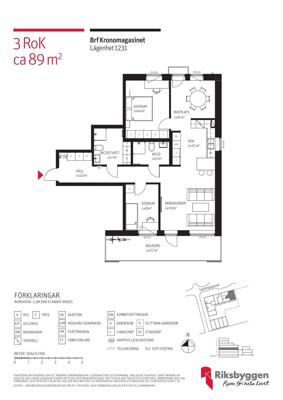 Bostadsrätt, Saltängsgatan 98, Inre hamnen, Norrköping
