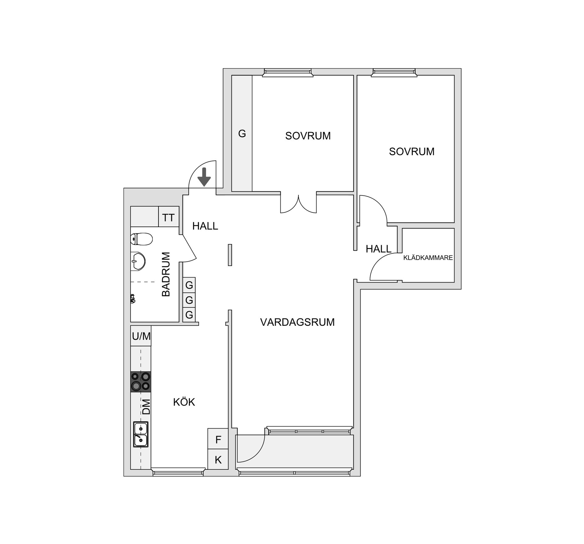 Bostadsrätt, Ringvägen 25A, Odenslund, Östersund