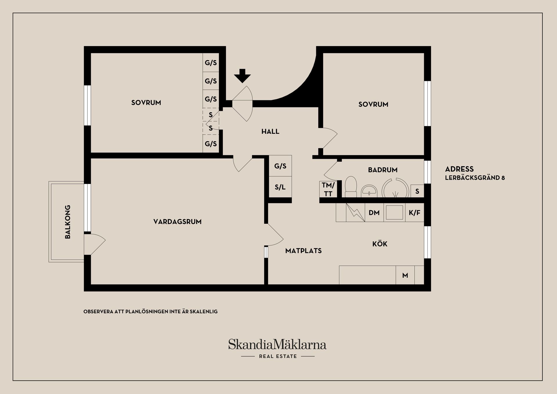 Bostadsrätt, Lerbäcksgränd 8, Hagsätra, Stockholm
