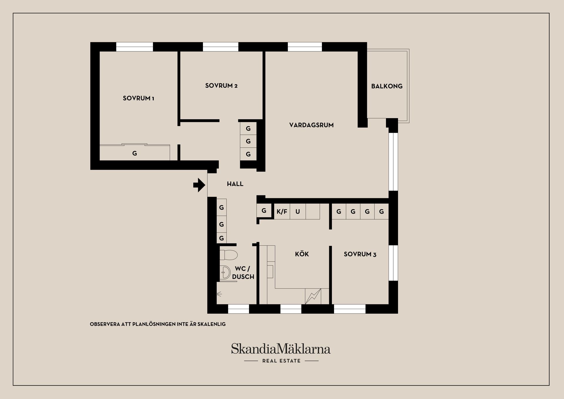 Bostadsrätt, Slaggvägen 11, Johannesfred, Stockholm