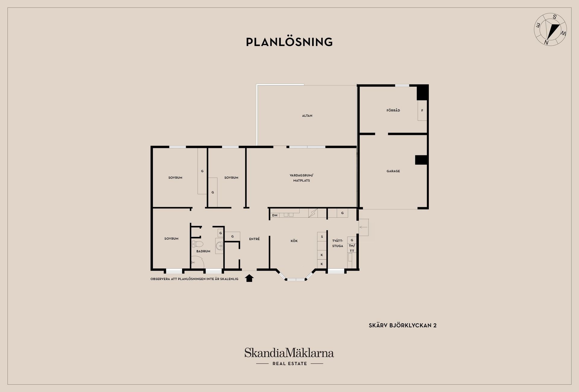 Villa, Skärv Björklyckan 2, Skara