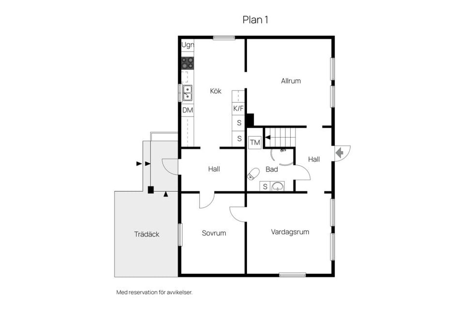 Villa, Forsakarsvägen 11, Degeberga, Kristianstad