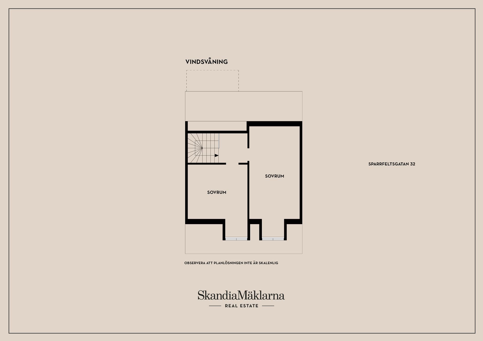 Villa, Sparrfeltsgatan 32, Kristineberg, Borås