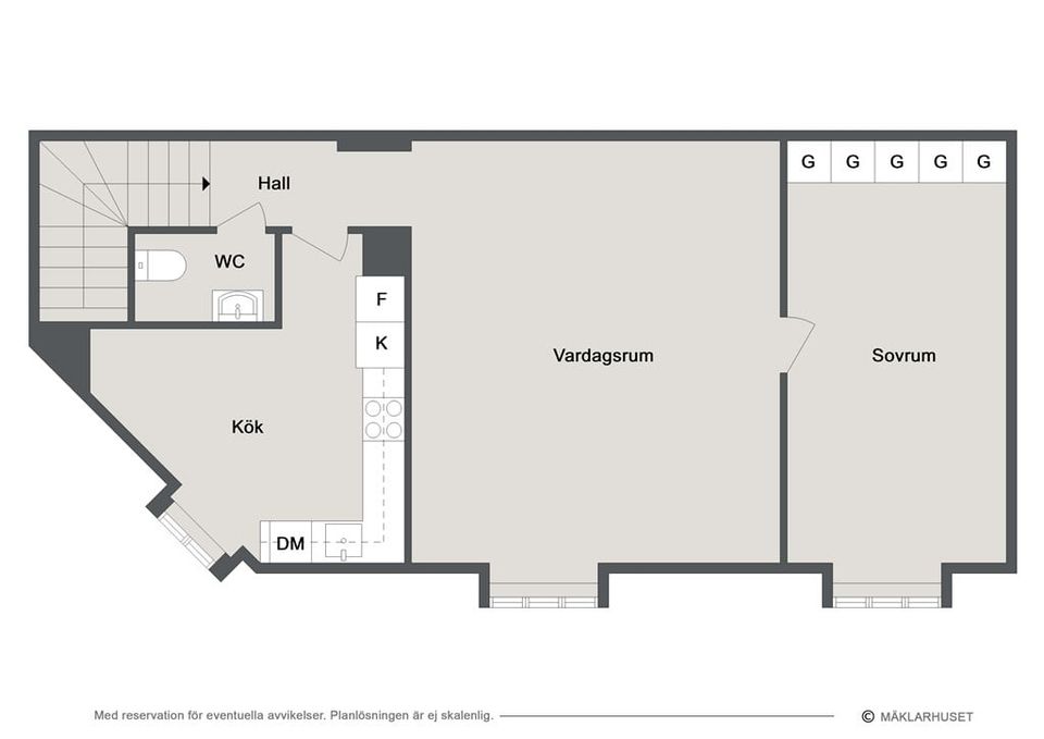 Bostadsrätt, Carl Krooks Gata 3, Söder, Helsingborg