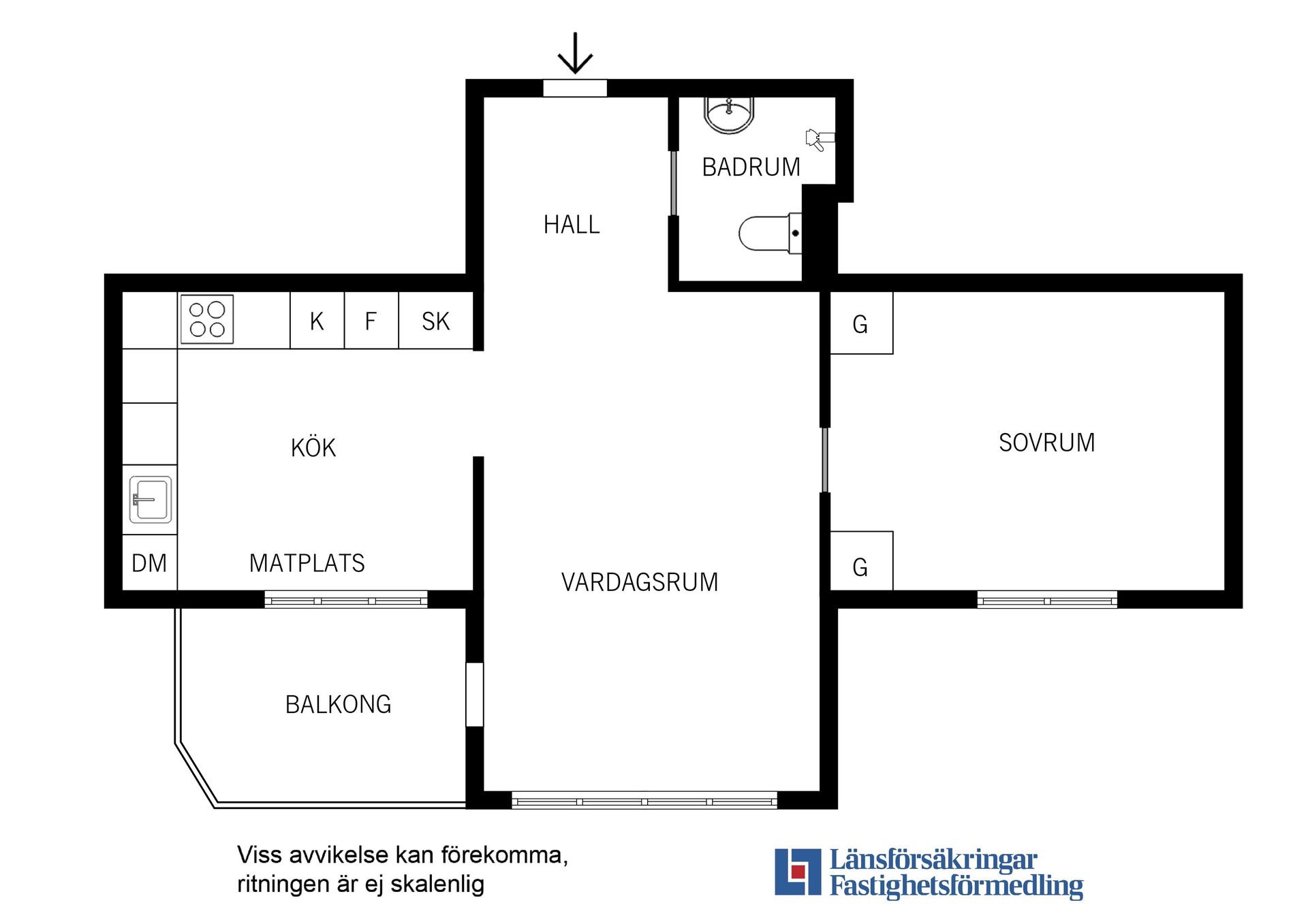 Bostadsrätt, Borgbacken 8, Segeltorp, Huddinge
