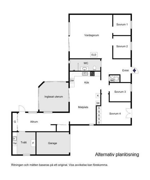 Villa, Hasselgatan 4, Gullbrandstorp, Halmstad