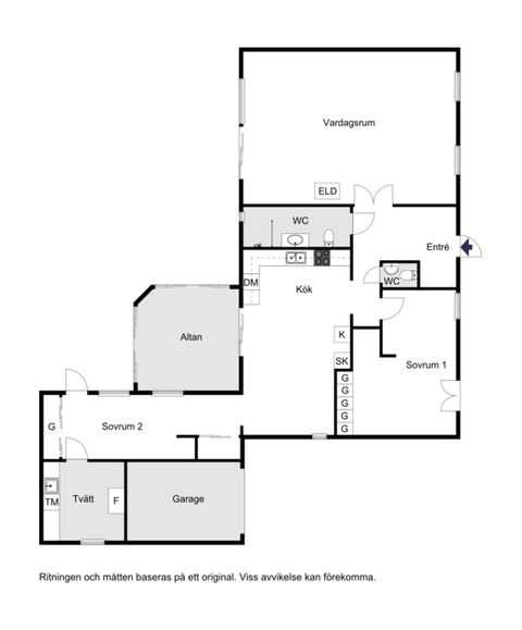 Villa, Hasselgatan 4, Gullbrandstorp, Halmstad