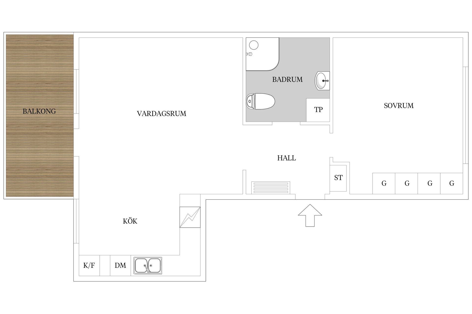Bostadsrätt, Parternas gränd 45, Norra Fäladen, Lund