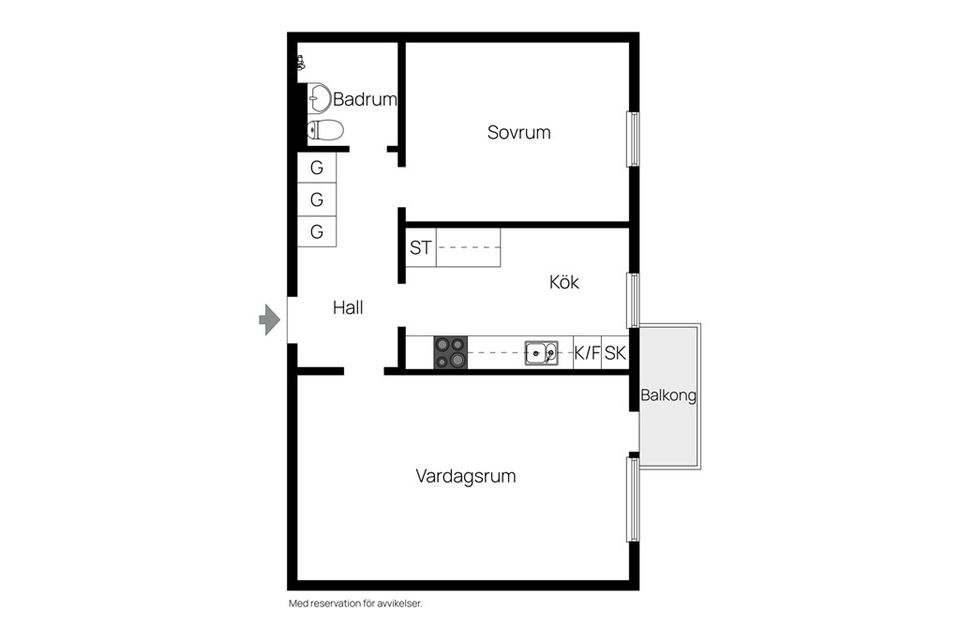 Bostadsrätt, Tjärngatan 15B, Vännäs