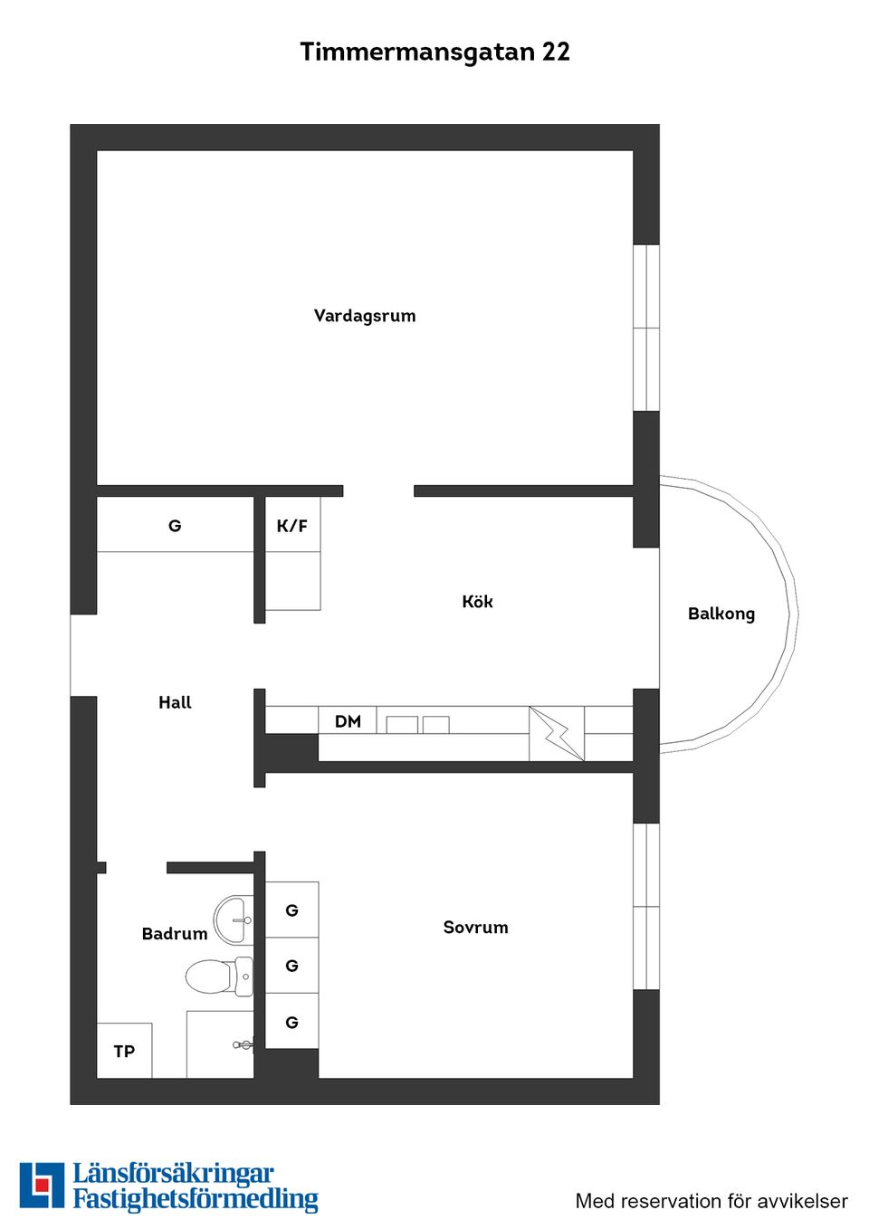 Bostadsrätt, Timmermansgatan 22, Centrum, Halmstad