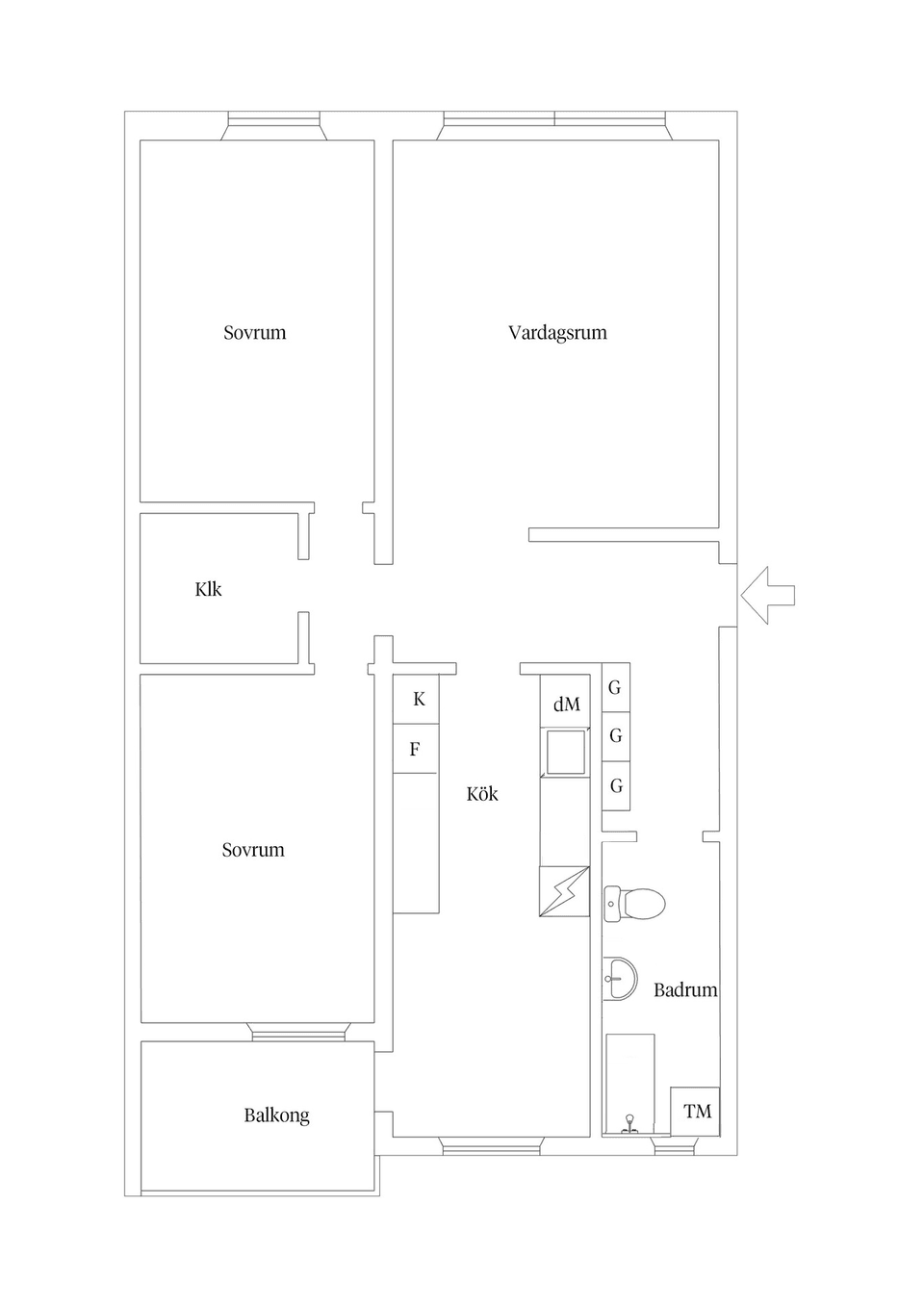 Bostadsrätt, Lybecksvägen 3A, Berga, Kalmar