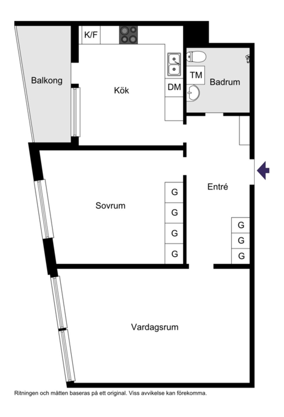 Bostadsrätt, Frontgatan 4, Fredriksdal, Helsingborg