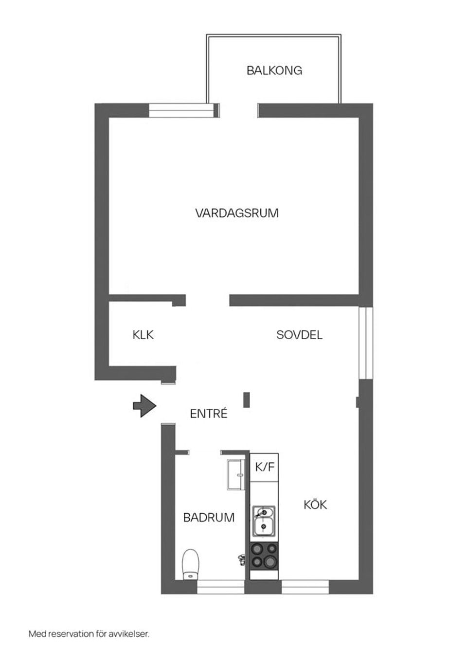 Bostadsrätt, Järnvägsgatan 20 C, Södermalm, Skövde