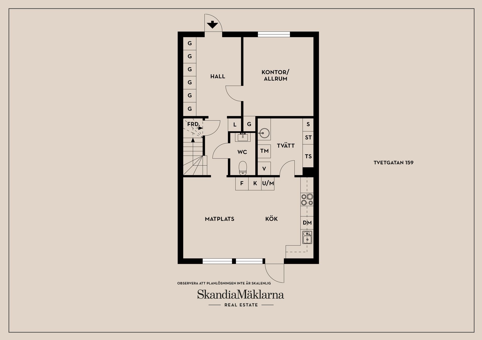 Radhus, Tvetgatan 159, Tveten, Kungälv