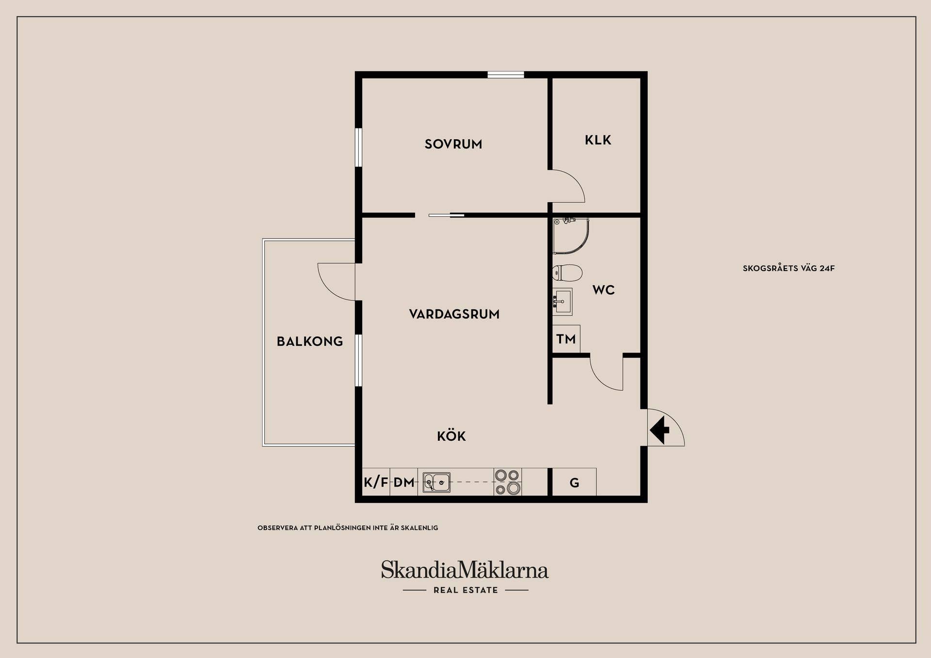 Bostadsrätt, Skogsråets väg 24F, Älvängen, Ale
