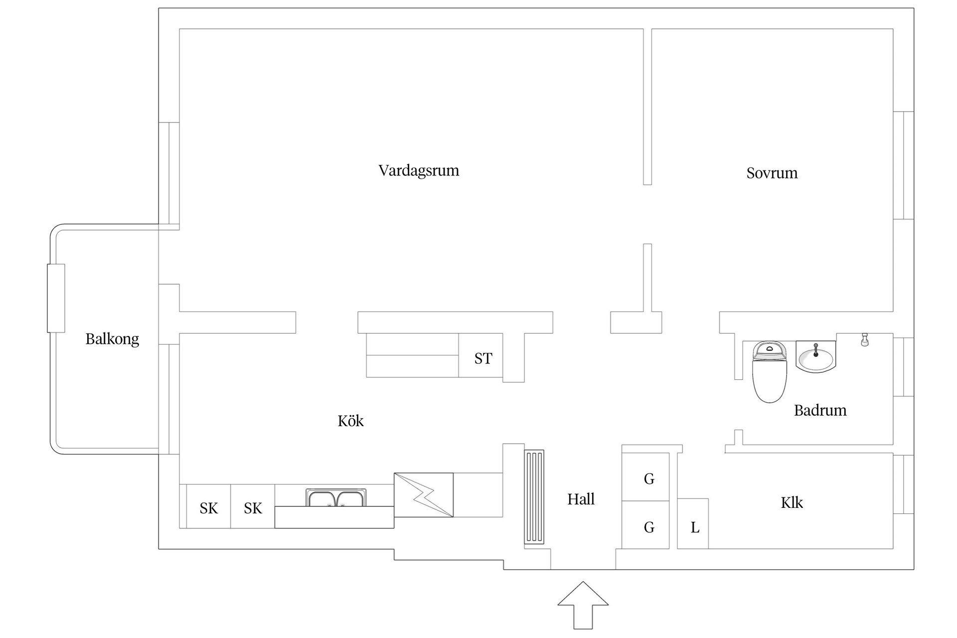 Bostadsrätt, Fyrskeppsvägen 80, 3tr, Kärrtorp, Stockholm