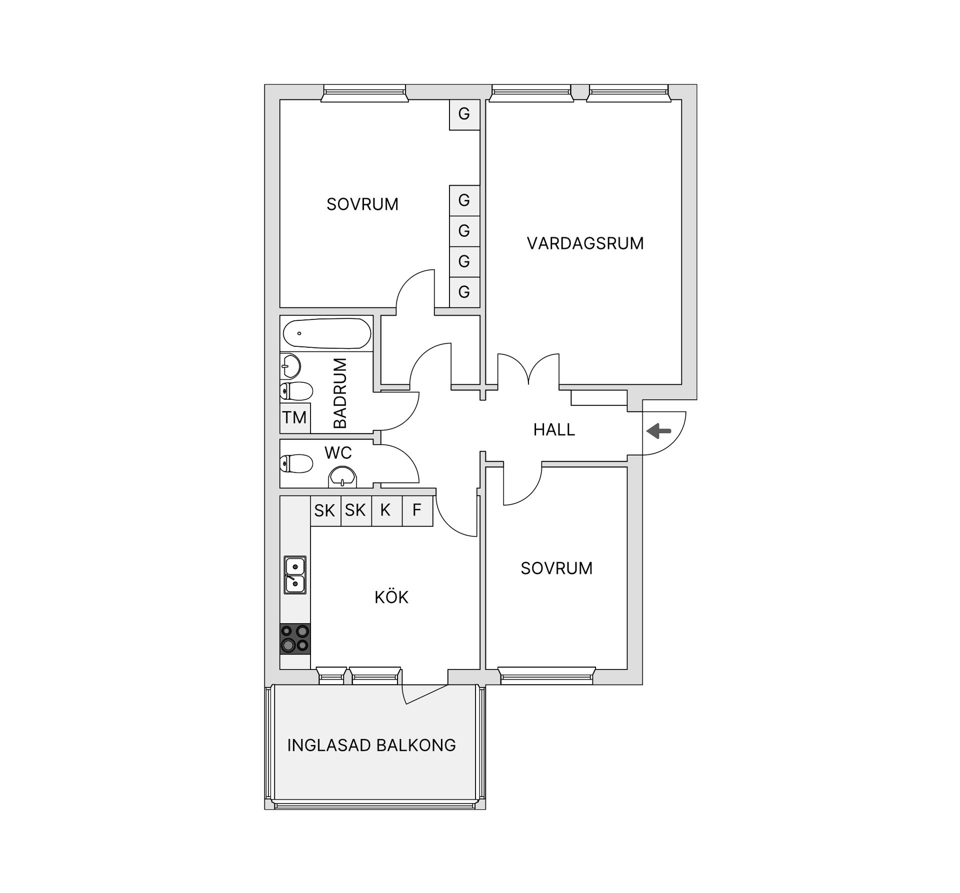 Bostadsrätt, Horsensgatan 44, Rud, Karlstad