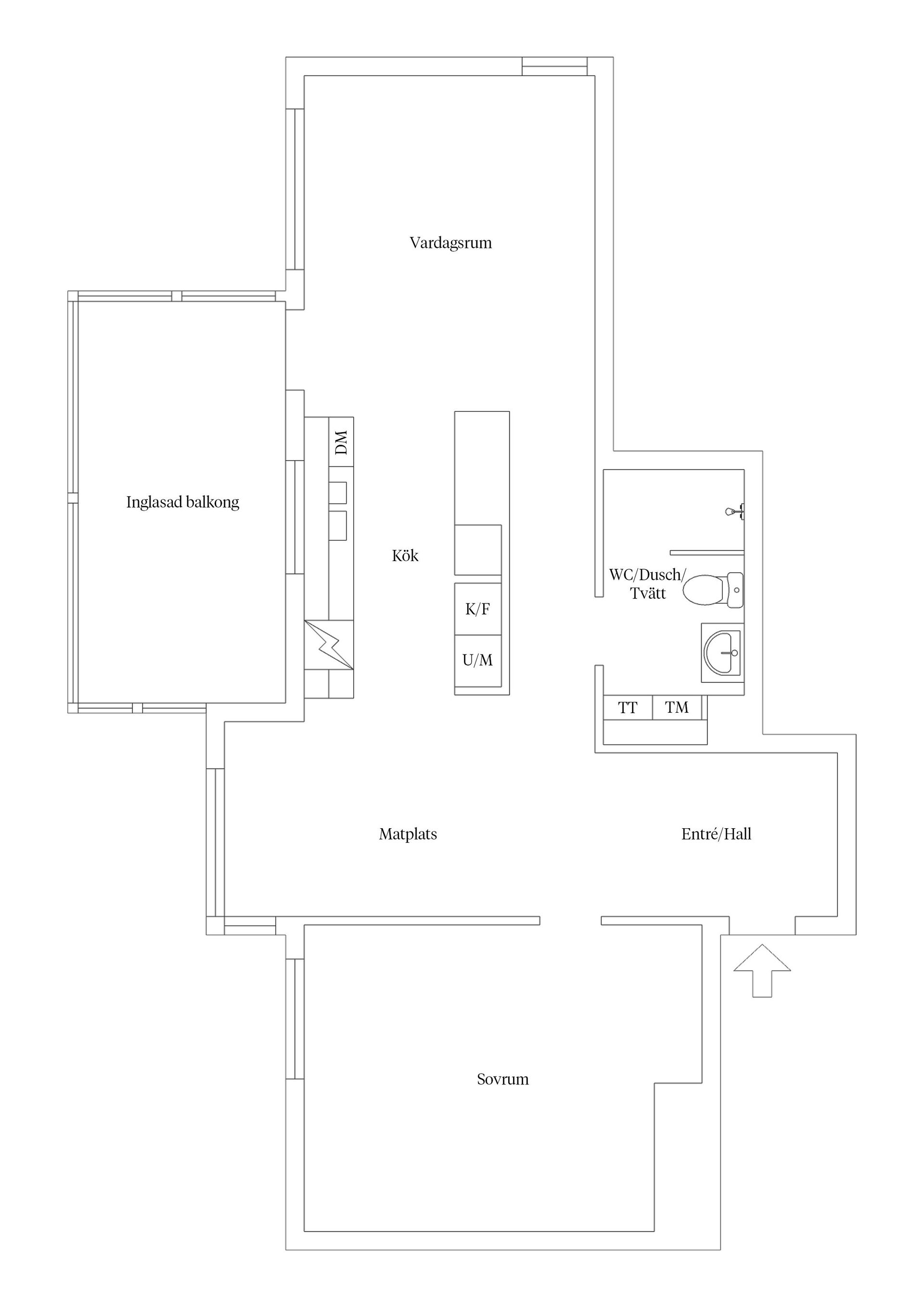 Bostadsrätt, Ångaregatan 3, Norra Kajen, Sundsvall