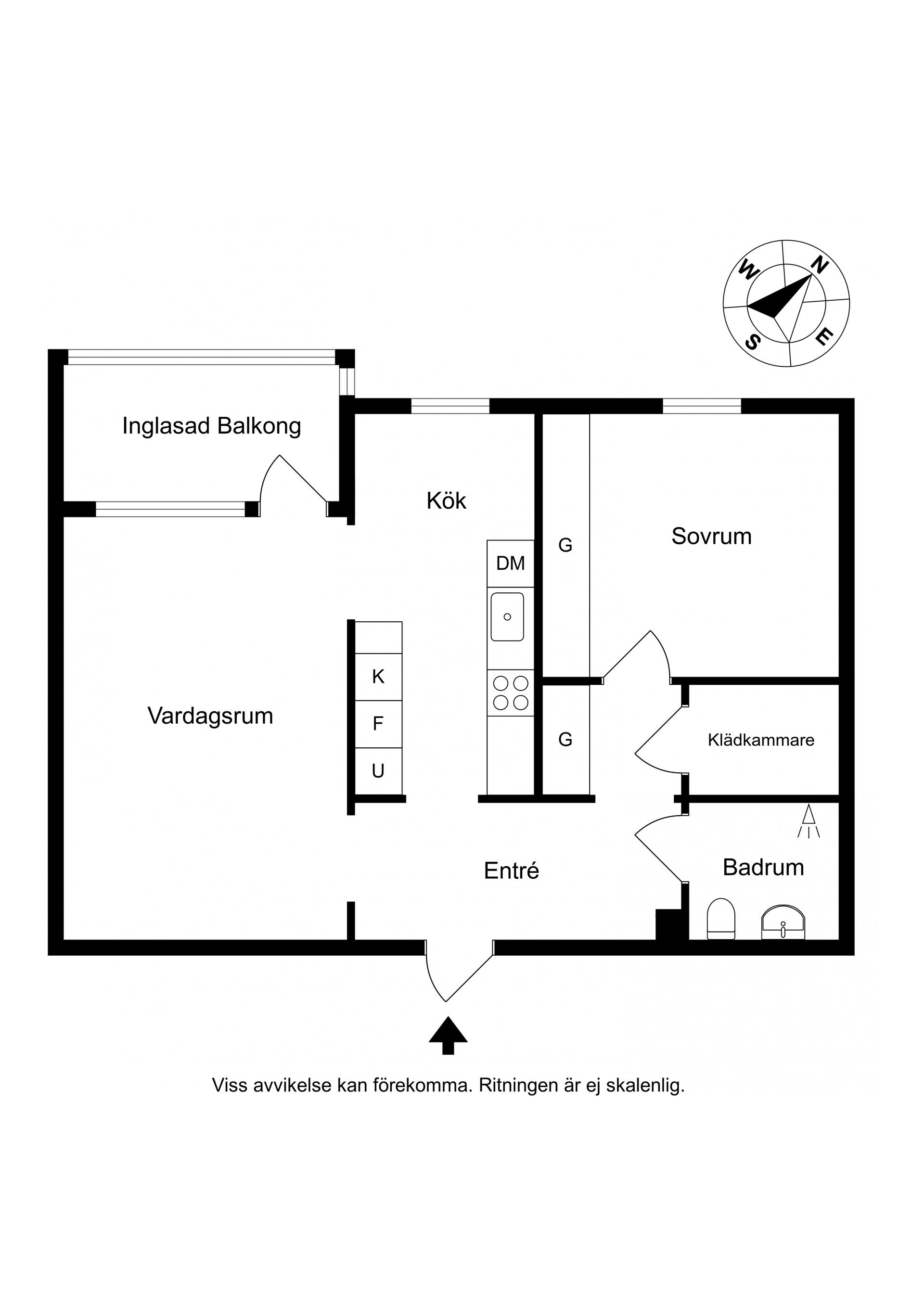 Bostadsrätt, Bandholtzgatan 13C, Söder/Hästhaga, Varberg