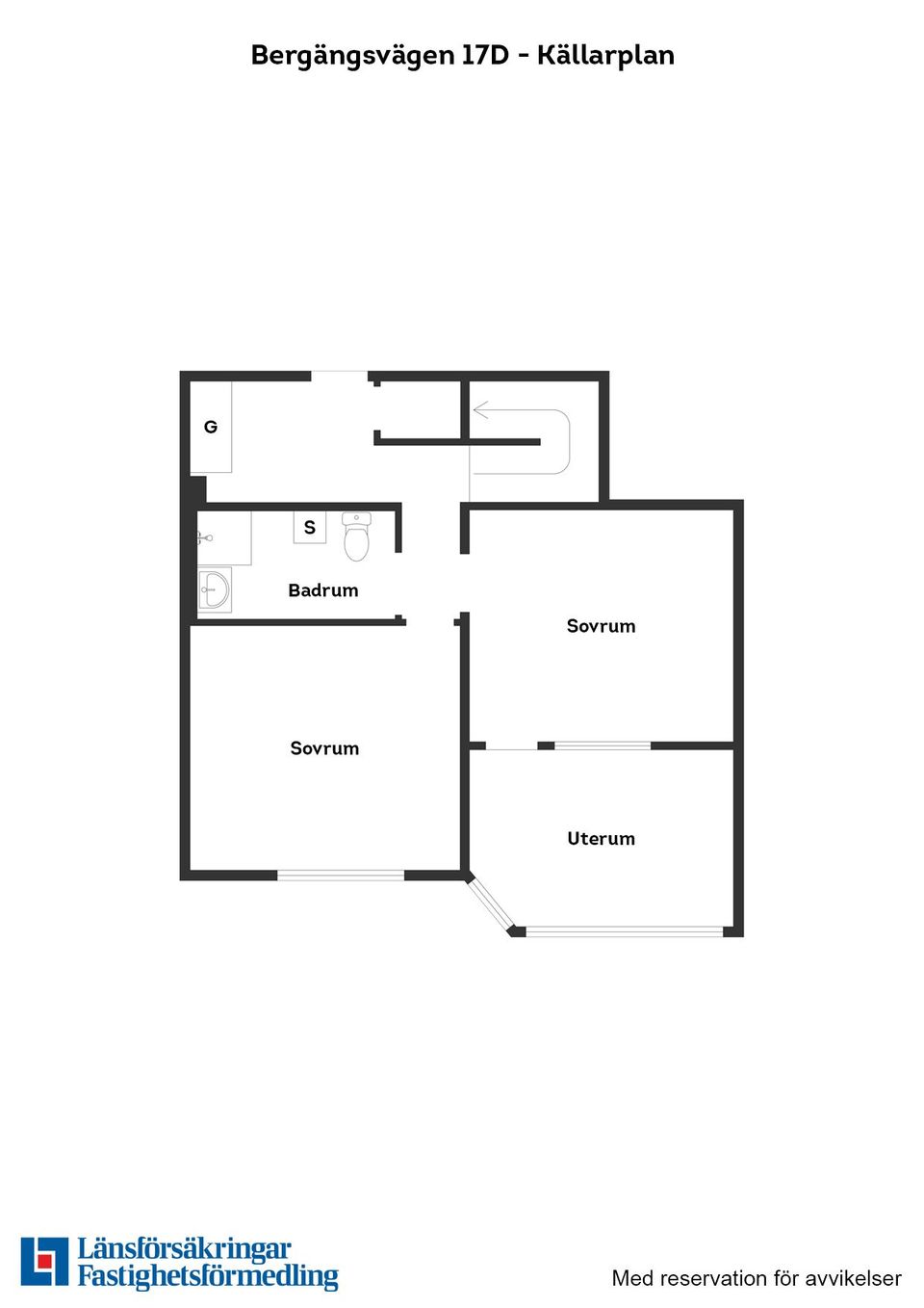 Bostadsrätt, Bergängsvägen 17D, Vallås, Halmstad