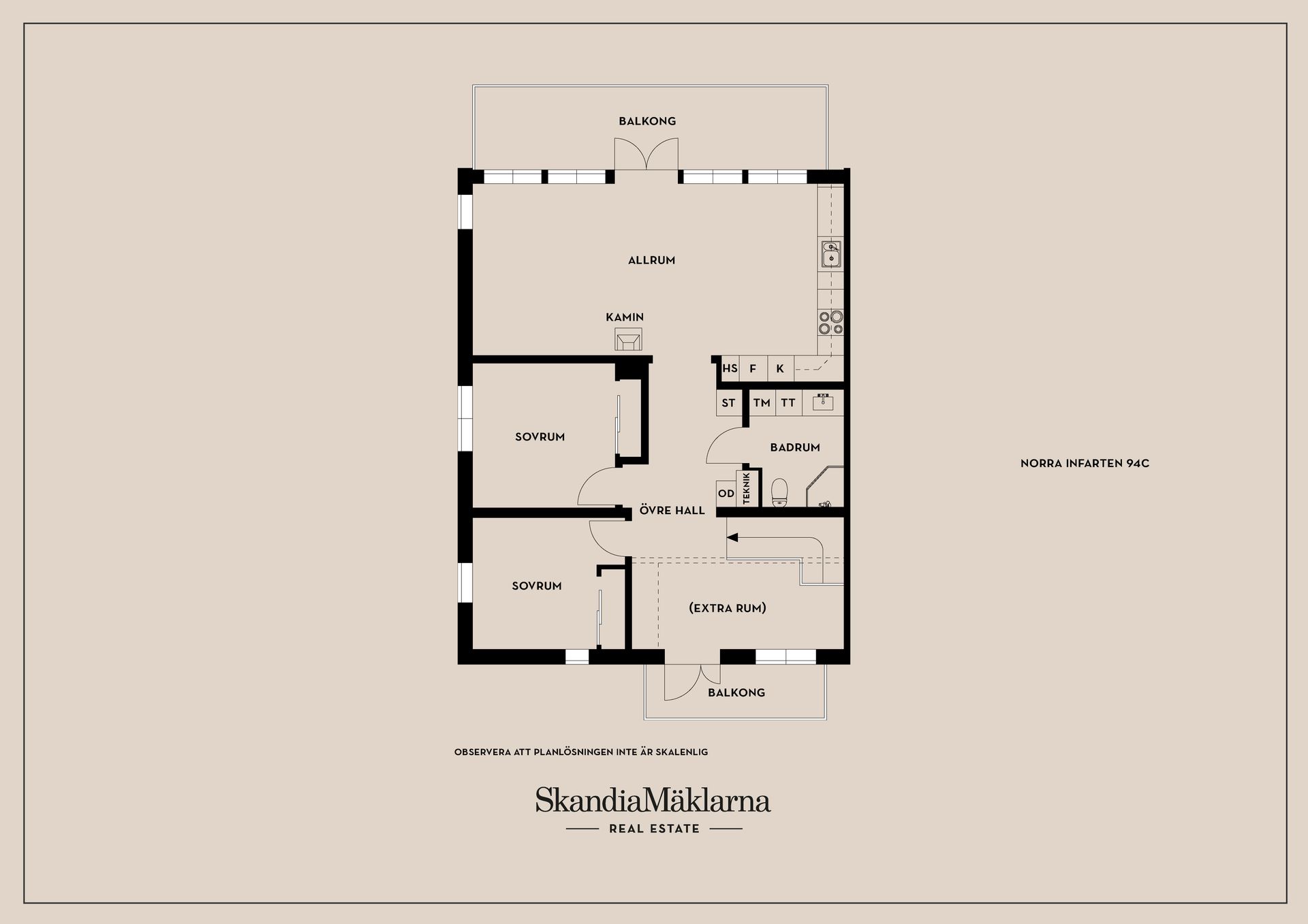 Bostadsrätt, Norra Infarten 94C, Karlstad
