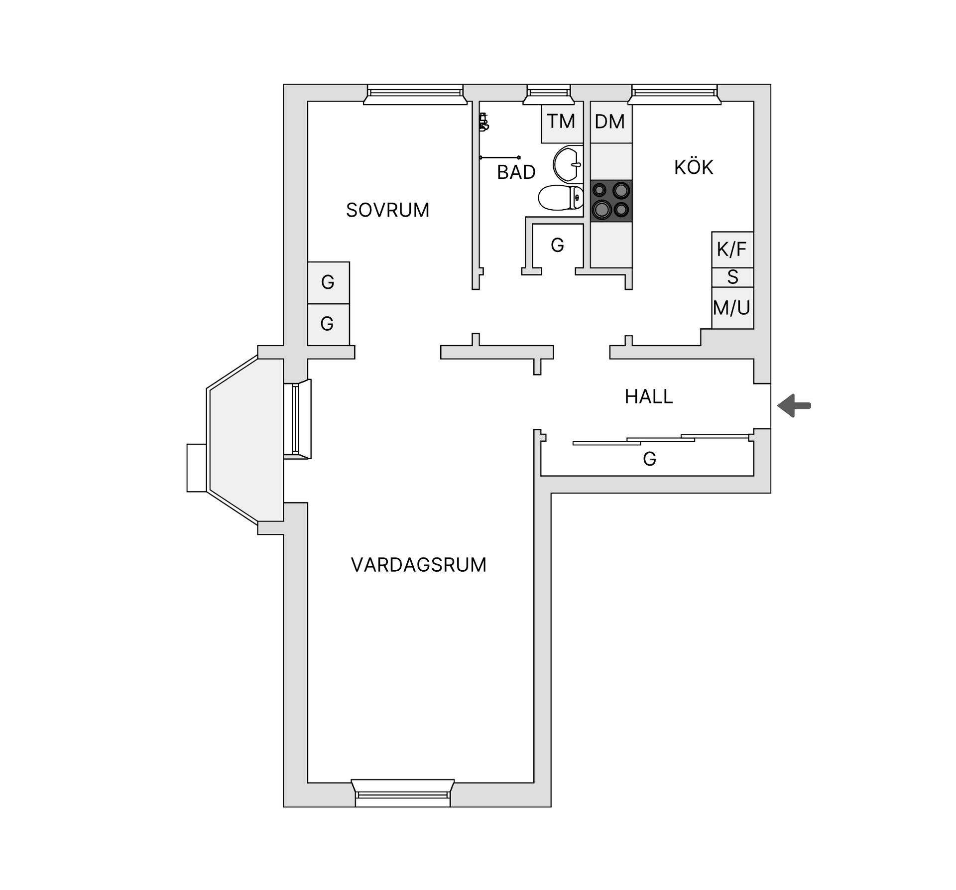 Bostadsrätt, Pilåkersvägen 7A, Dammfri, Malmö