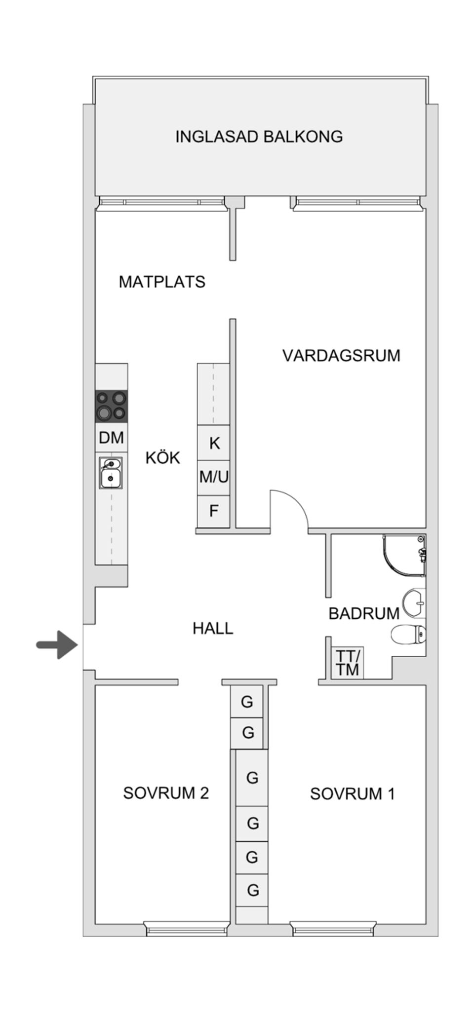 Bostadsrätt, Krongatan 10, Moröhöjden, Skellefteå