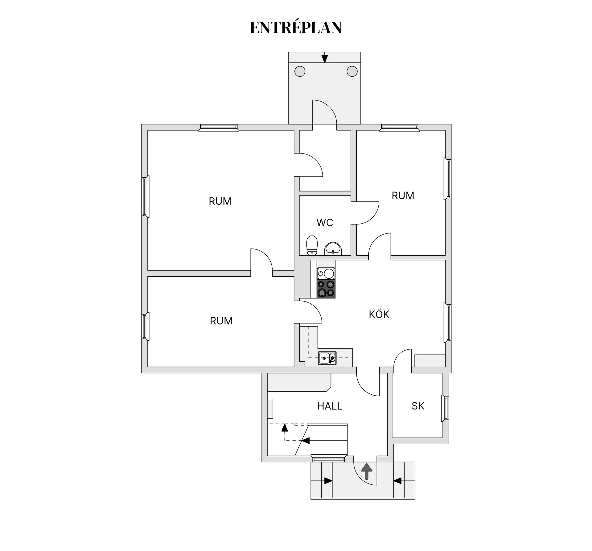 Villa, Norrsunda Skoby 101, Rosersberg, Sigtuna