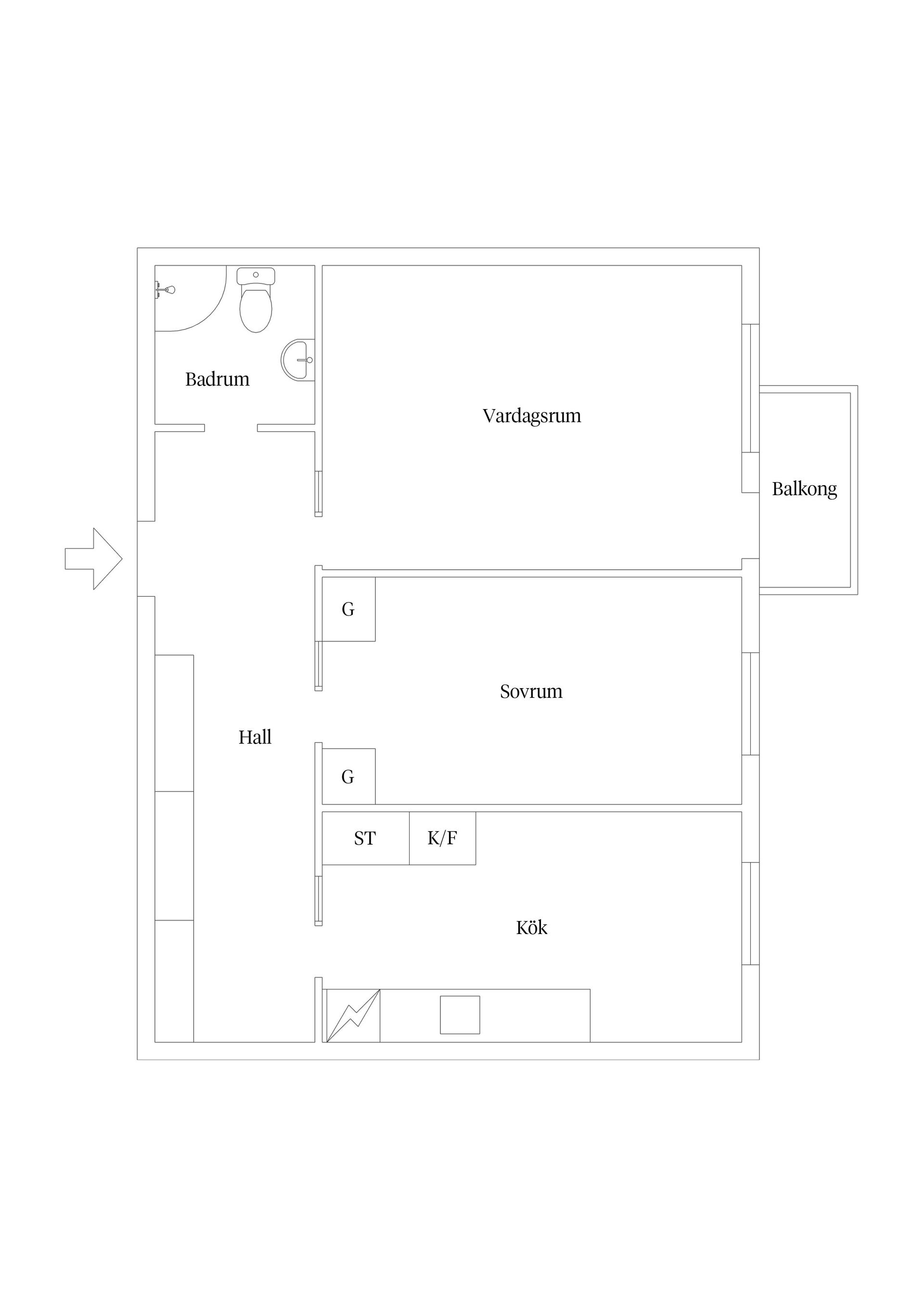 Bostadsrätt, Ribevägen 8A, Dammfri, Malmö