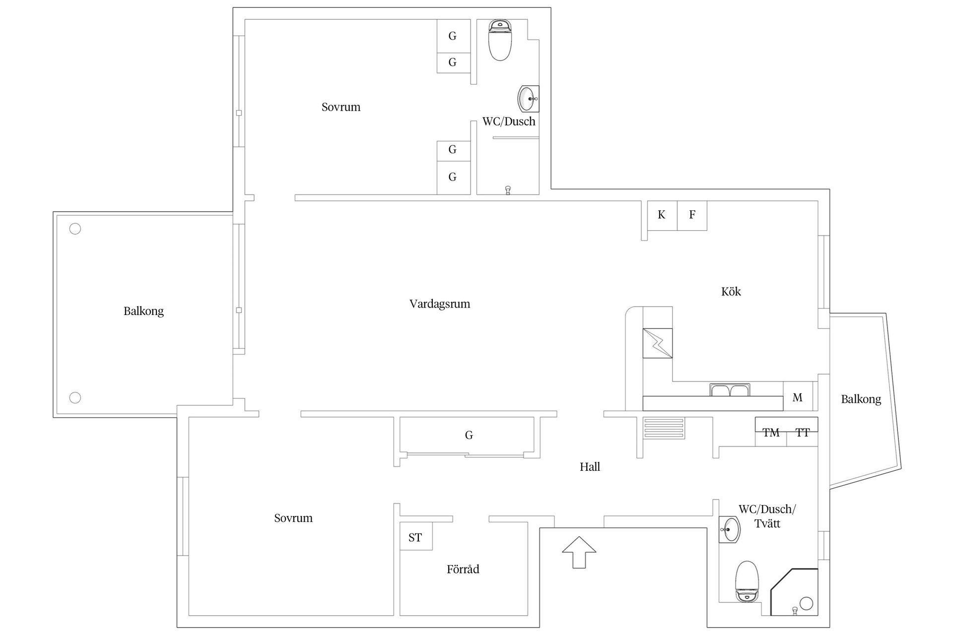 Bostadsrätt, Aroniavägen 1F, Kungsbacka - Tölö  Ängar, Kungsbacka