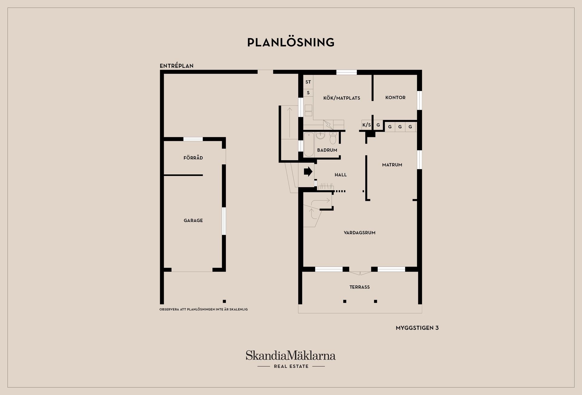 Villa, Myggstigen 3, Klippan