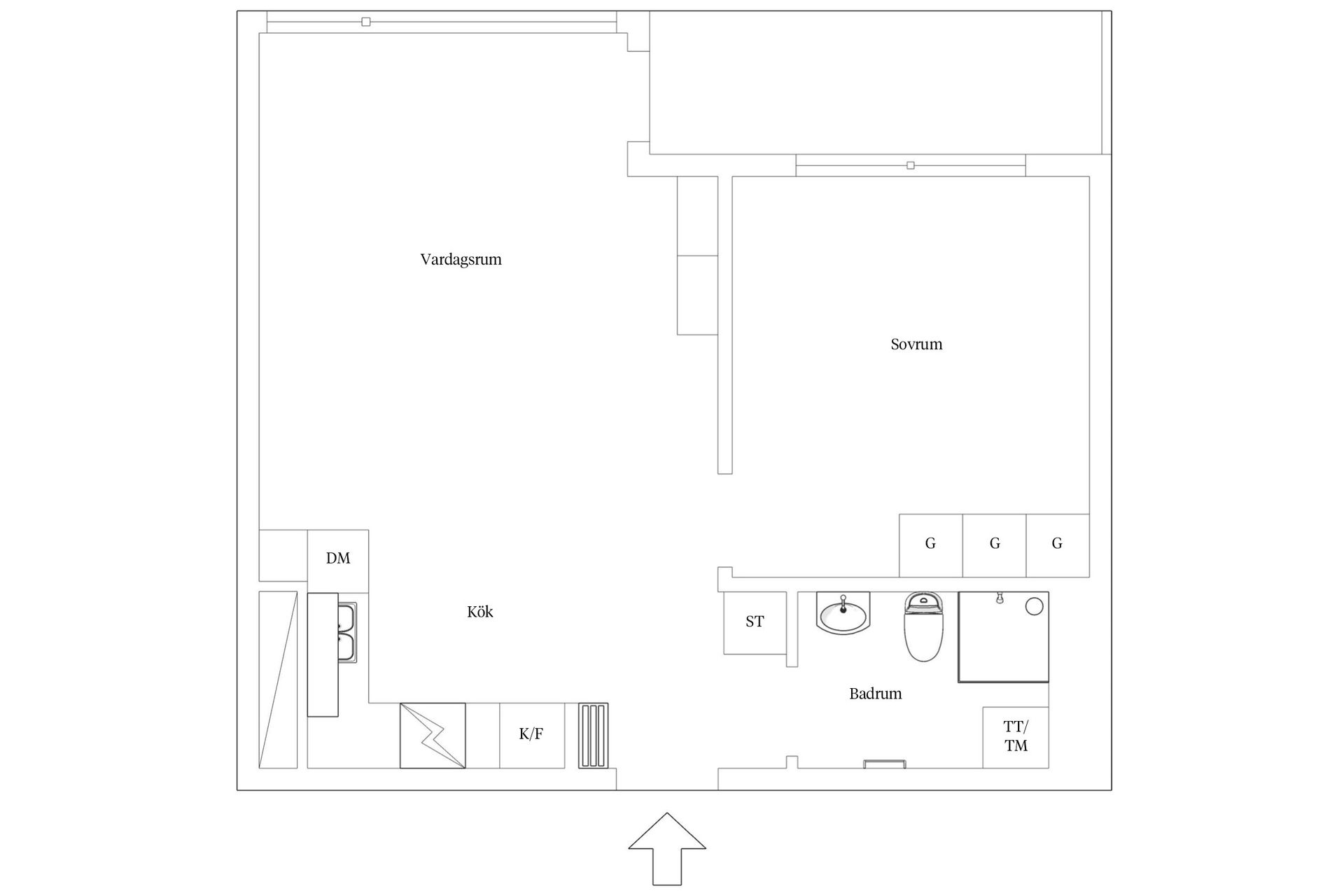 Bostadsrätt, Kungsgatan 60, Borås - Centrum, Borås